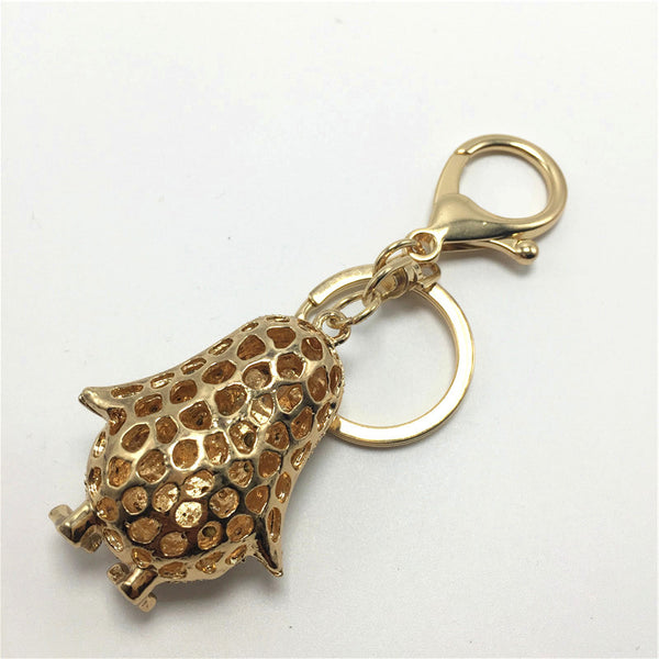 1Pc Fashion Rhinestone Penguin Keychain Pendent Crystal Purse Bag Key Chain For Women Bag Decor