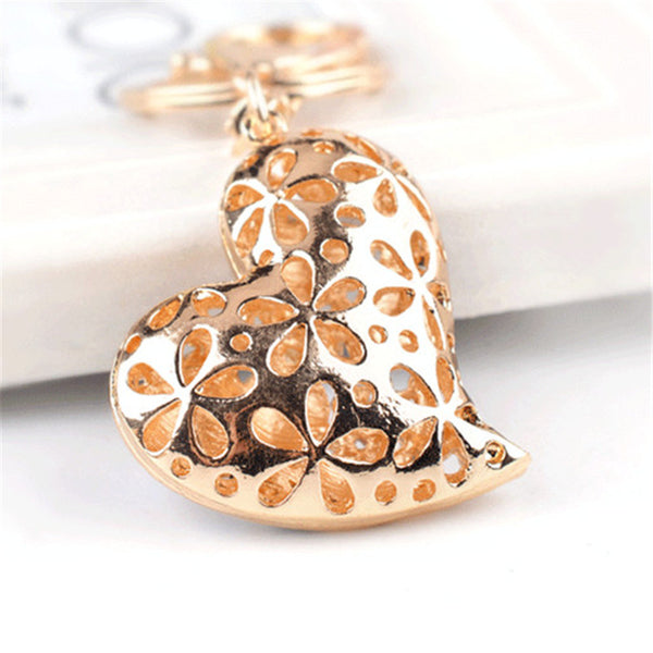 2016 Fashion Creative Women Purse Bag Jewelry New Arrival Hollow Heart Keyring Enamel Flowers Crystal Keychains Charm monchichi