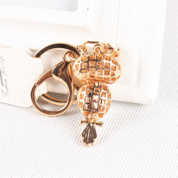 Animal Mini Owl Lovely Charm New Cute Crystal Pendant Purse Bag Key Ring Chain Creative Wedding Party Best Gift