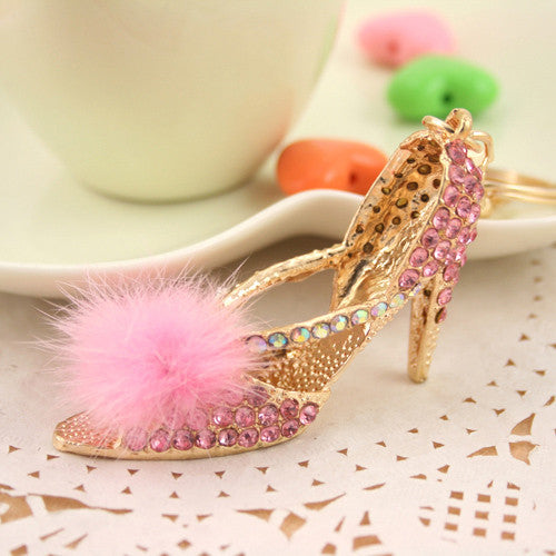 Beautiful bow shoes fashion jewelry enamel metal ring for women this Purse Charm Pendant Jewelry