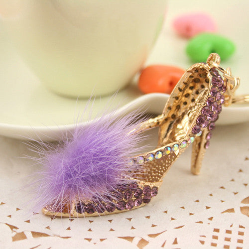 Beautiful bow shoes fashion jewelry enamel metal ring for women this Purse Charm Pendant Jewelry