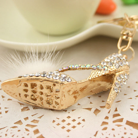 Beautiful bow shoes fashion jewelry enamel metal ring for women this Purse Charm Pendant Jewelry