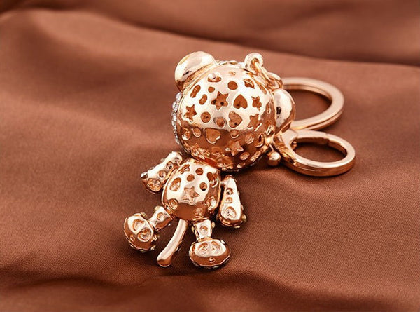 Fashion Korean lovely Tiger 3D Personality Car Keychain Bag Charm Purse Pendant Keyring key chain wholesale retails