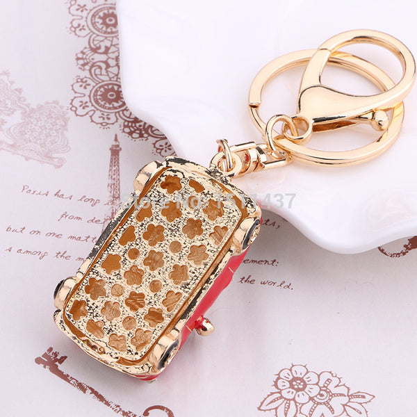 Novelty items Rhinestone Car Key chains Ring Fashion Metal Keychain Keyring Gift Purse Bag Handbag Charm Pendant Women Jewelry