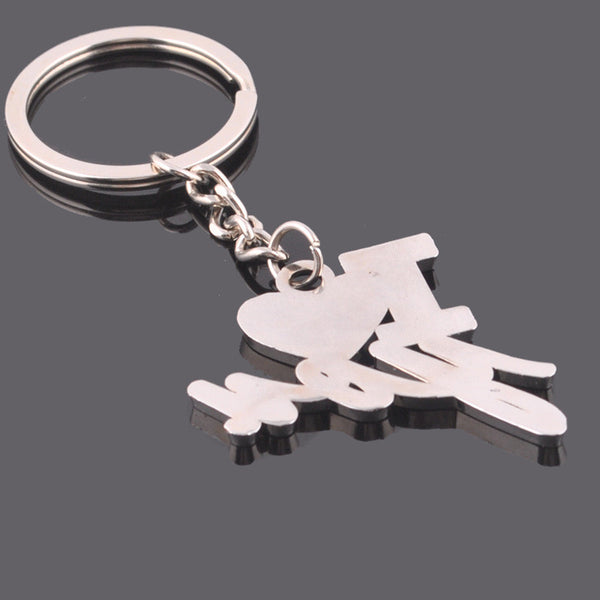 letter I LOVE YOU keychian personality heart key chains special design metal purse charms fashion handbag accessory jewelry